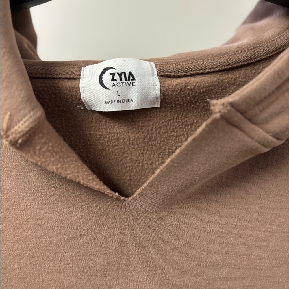 ZYIA‎ Brown Sweatshirt Hoodie Casual Comfort - Picture 3 of 5